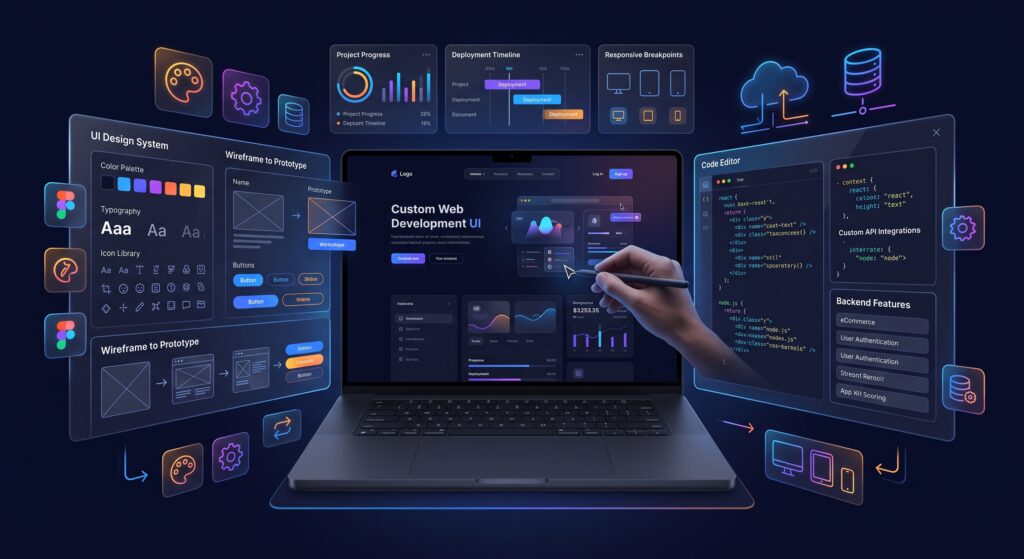 Özel Web Geliştirme & UI/UX